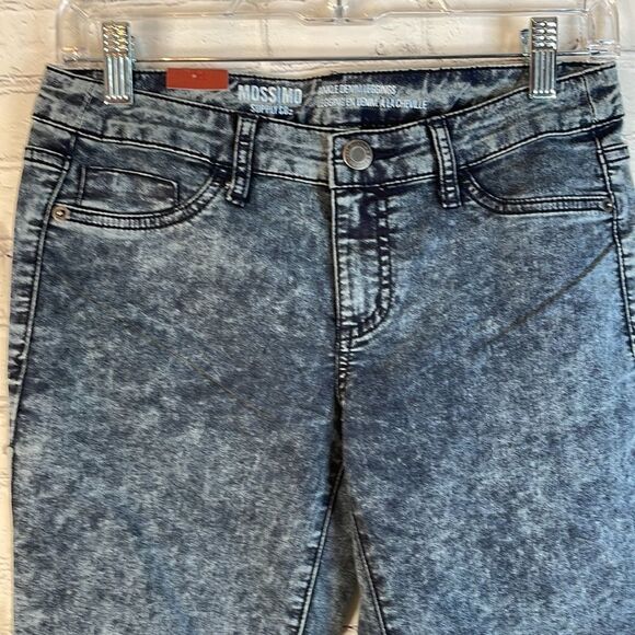 Mossimo Supply Co. Stone Washed Jeans size 7, new with tags, ankle denim legging - Picture 3 of 7